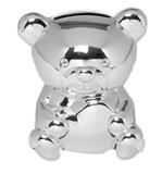 MB00000-08: Silver Plate Teddy Mini Money Box